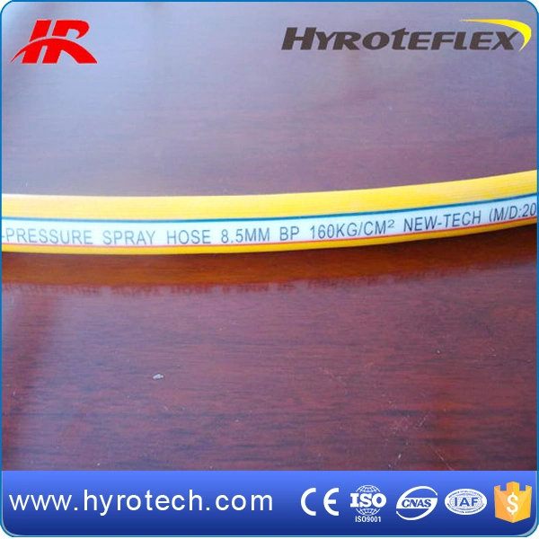 Yellow No Smelly PVC Spray Hose for Irrigation Water