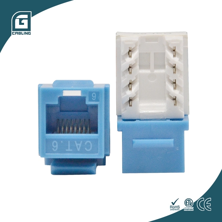 Gcabling RJ45 Tomada de keystone CAT6 CAT6um cabo Cat5e Unshiled RJ45 modulares de rede 8p8c tomada Keystone