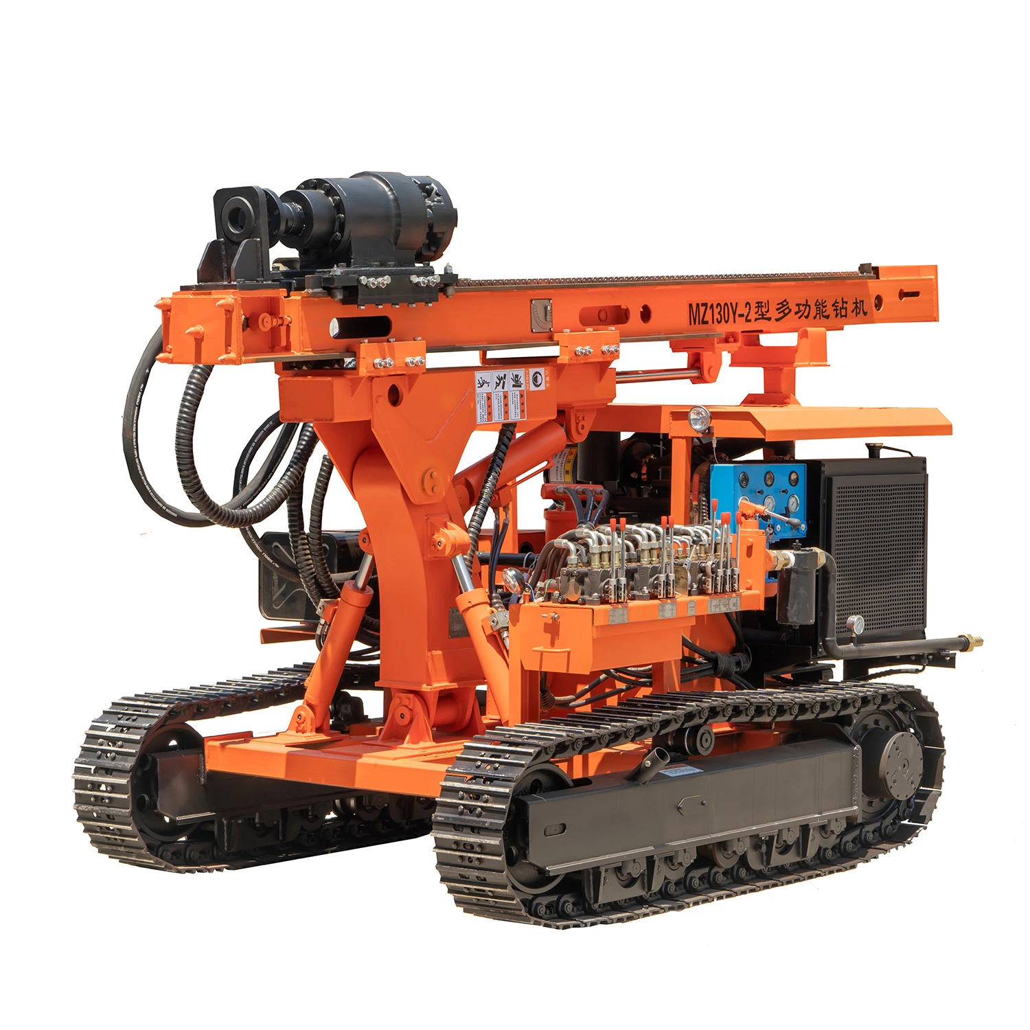 Mz130y-2 Q345 Helical Piers Hot DIP Galvanized Ground Screw Pile Driver Screw Drilling Pile Equipment