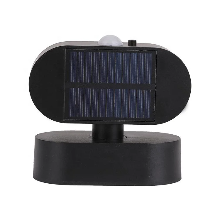 Diseño único patente Rotable sensor Seguridad Solar Motion sensor pared Luz nocturna