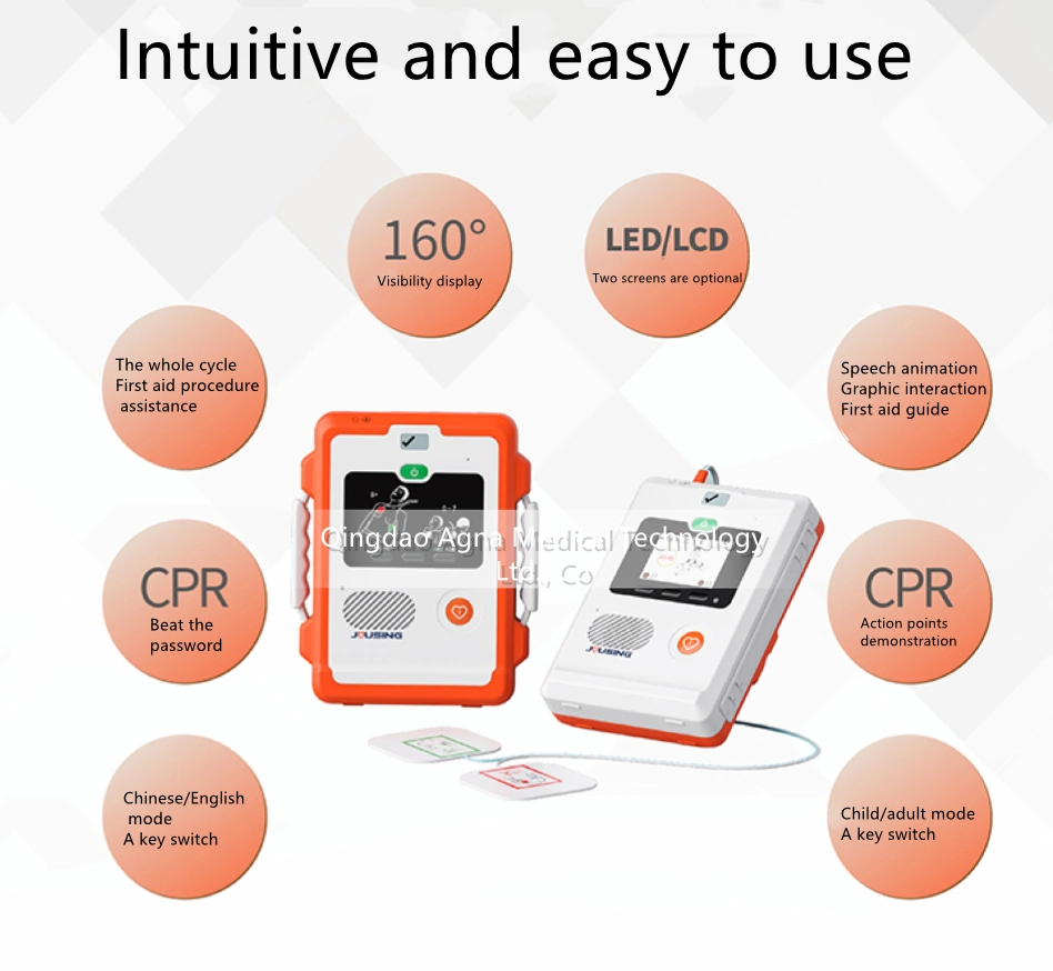 Automatic Aed Defibrillator Monitor External First Aid Aed Ready to Ship FDA/ISO/CE