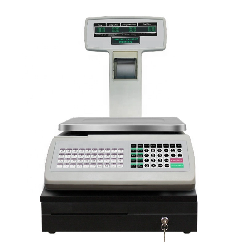 6/15kg/30kg Label Printing Scales Digital Barcode Weighing Scales with Scanner