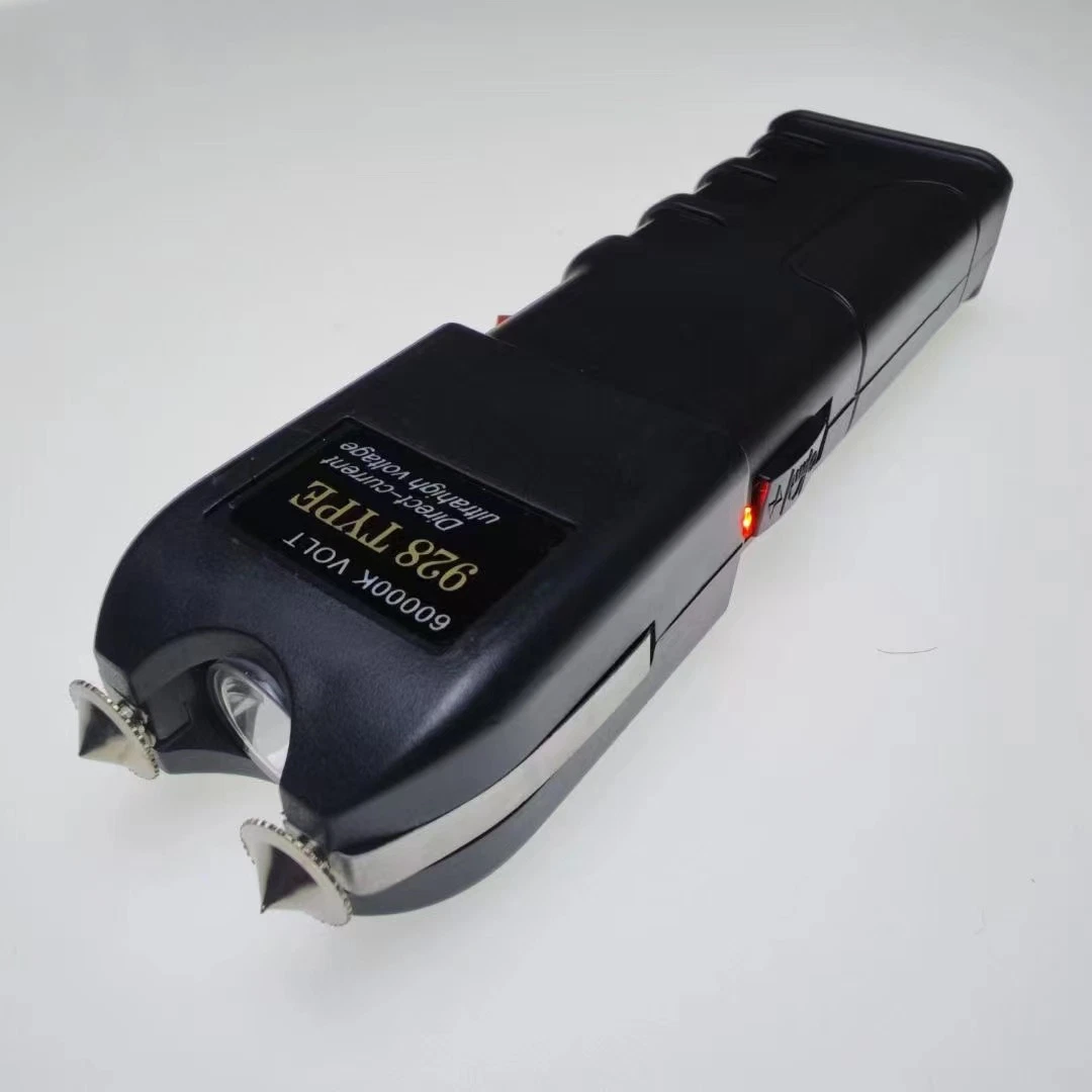 Six Battery Powerful Electric Shocking Self Defense Personal LED Flashlight