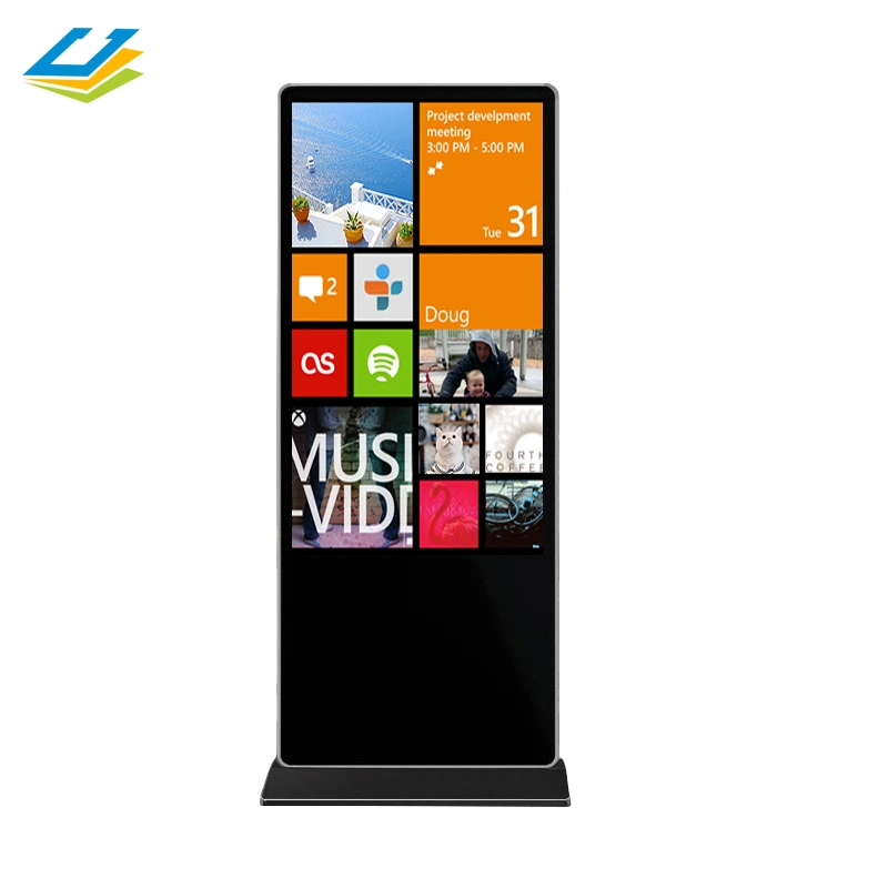 Floor Stand 50 Inch 4K Android Indoor Advertising Equipment Digital Display Digital Signage and Displays