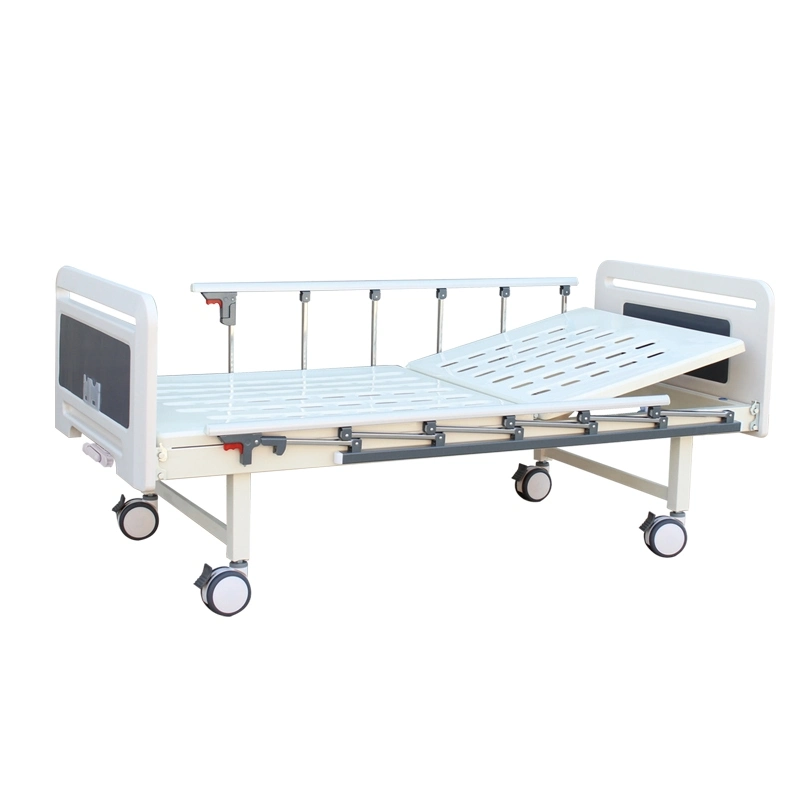 Two Function Manual Hospital Medical Patient Ward ICU Bed