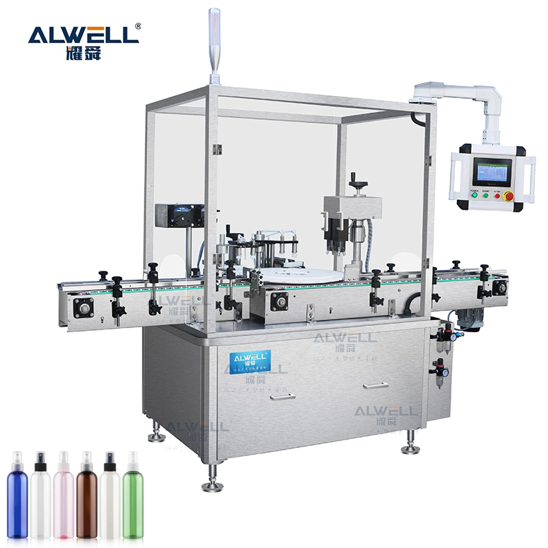 Automatic Small Capping Machine for Perfume Spray Cosmetic Bottle Filling and Capping Machine