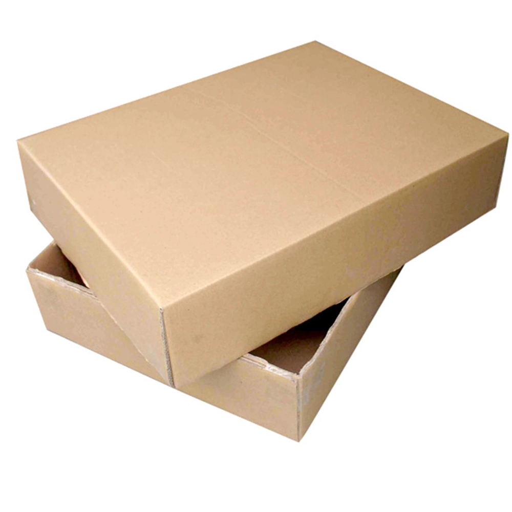 Brown Kraft Paper Packaging Box with Sticker