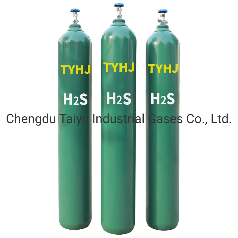Industrial Grade 99% 99.5% 99.9% Sulfuretted Hydrogen/Hydrogen Sulfide/Hydrothion H2s Gas China Supplier Price