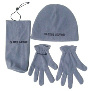 New Navy Fleece Hat, Scarf and Glove Set (JRG151)