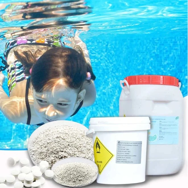 TCCA 90% chlore poudre Chlorine comprimés 3 pouces piscine