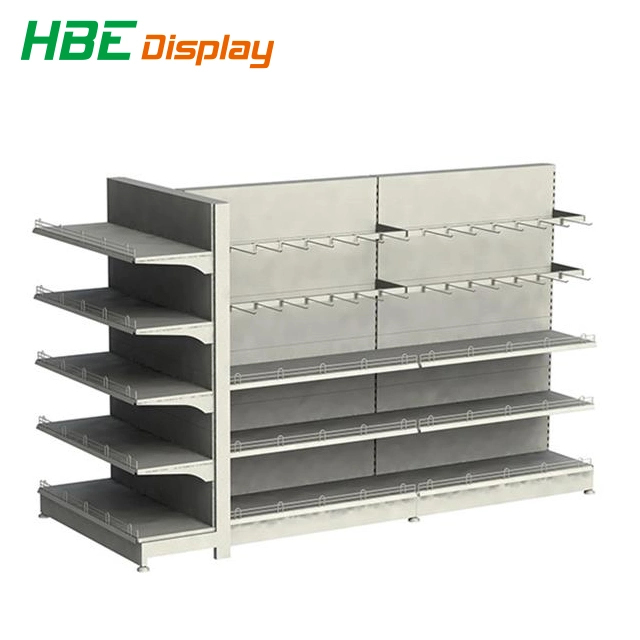 Metallic Wire Shelving Convenience Display Stand Supermarket Shelf Rack Grocery Store Rack