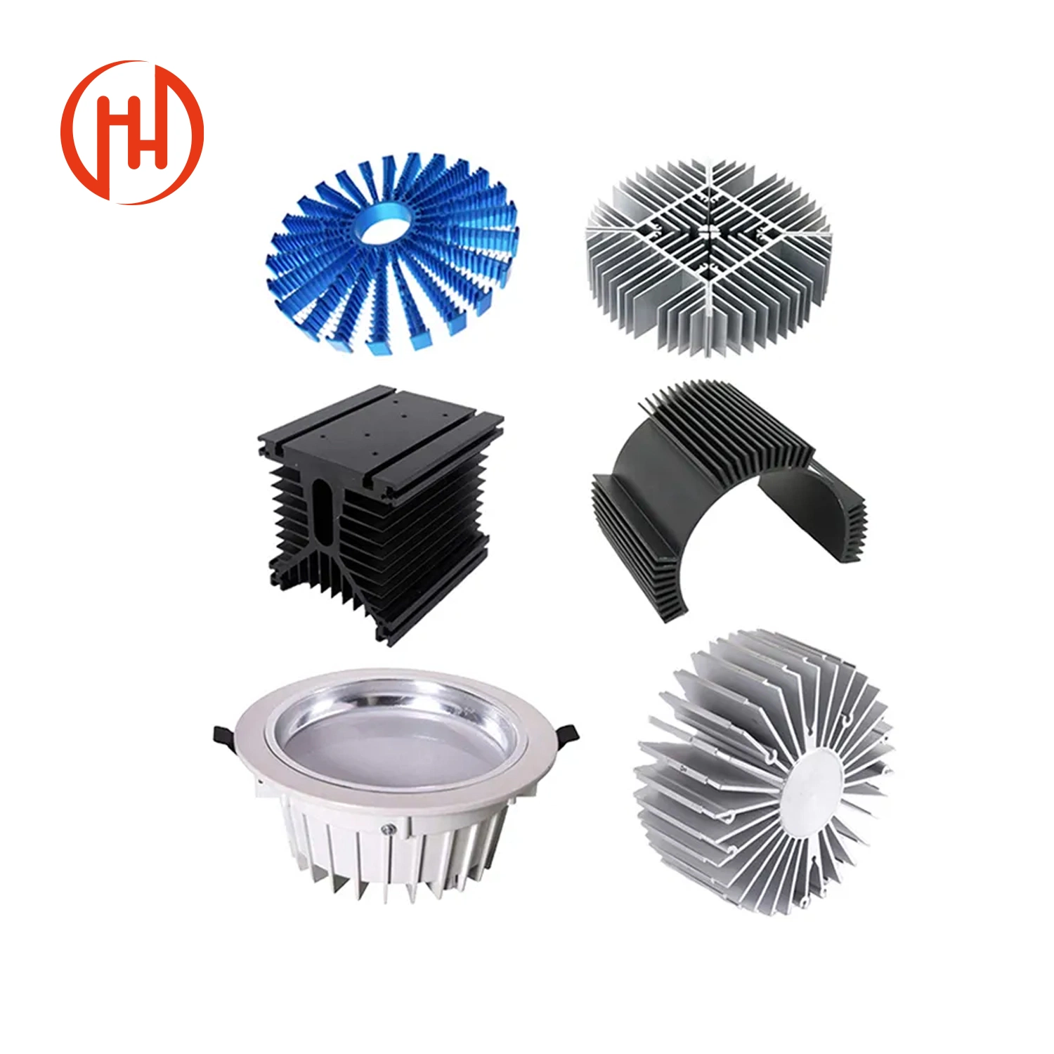 OEM Aluminum Bonded Heat Sink Air Conditioner Heat Sink Radiator Machinery Accessories