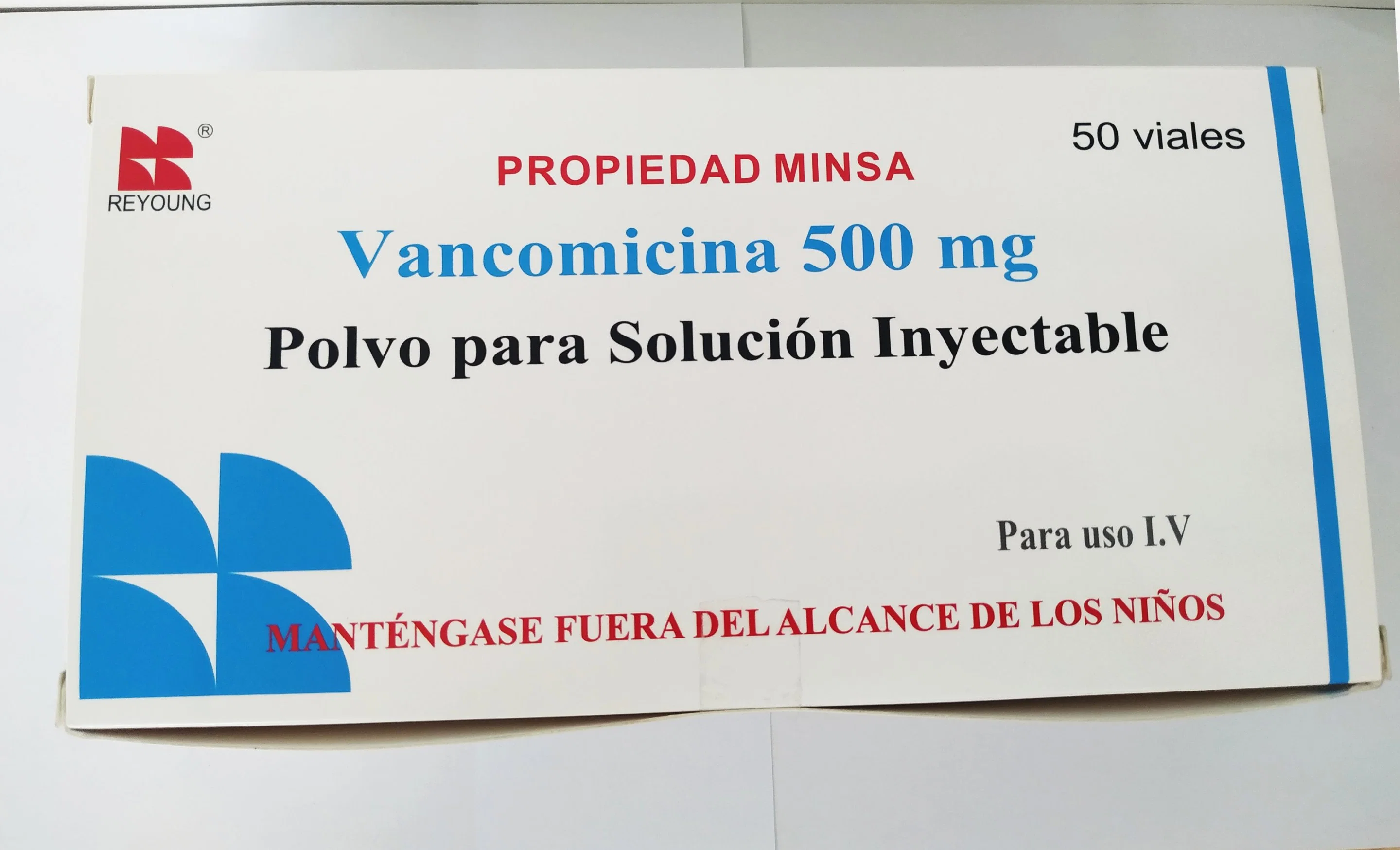 Vancomicina farmacéuticos de alta calidad para la inyección 0.5g con certificado GMP