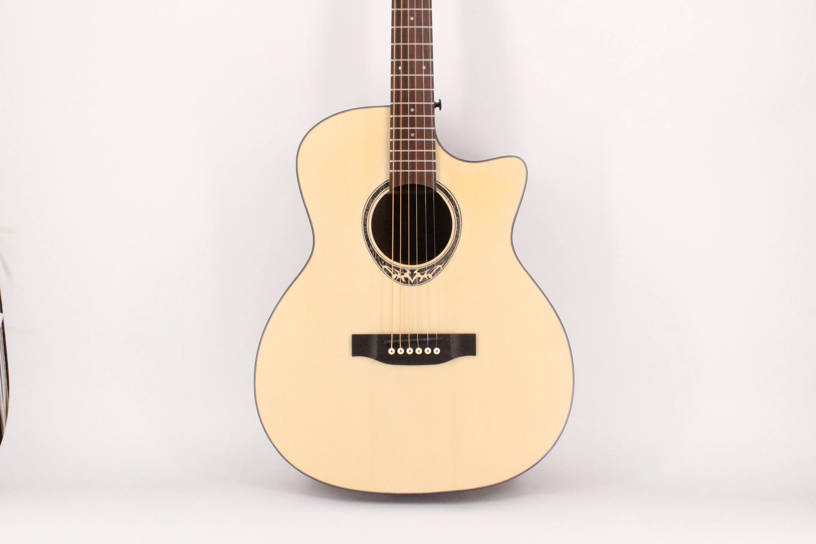 High quality/High cost performance  Full Size Advancing Student Cutawat Electric Acoustic Guitar