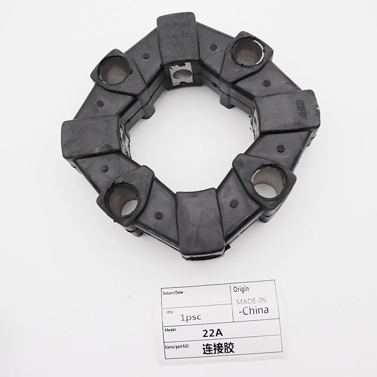 Manufacturers Multiple Types/Size Flexible Coupling 153*76 Rubber Shaft Coupling 22A for Excavator Coupling