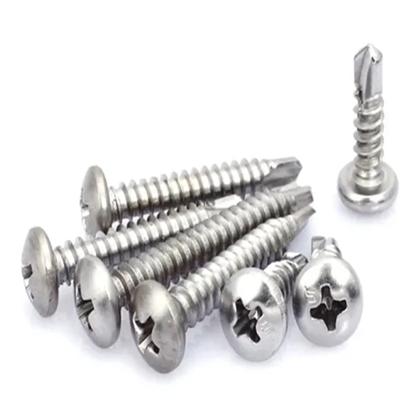 8# 4.2mm C1022A/Ss Flat Pozi Head/Double Csk Head White/Yellow Zinc Plated Self Drilling Screw/Self Tapping Screw Furniture Screw /Chipboard Screws/Wood Screw