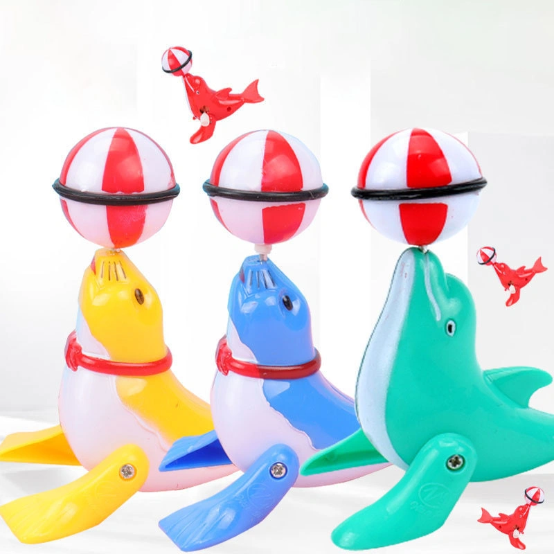 Niedlichen Cartoon Delphin Seelöwe Wind up Spielzeug Kunststoff Uhrwerk Spielzeug Lustige Pool-Spiele Lernspielzeug Geburtstagsgeschenke für Kinder