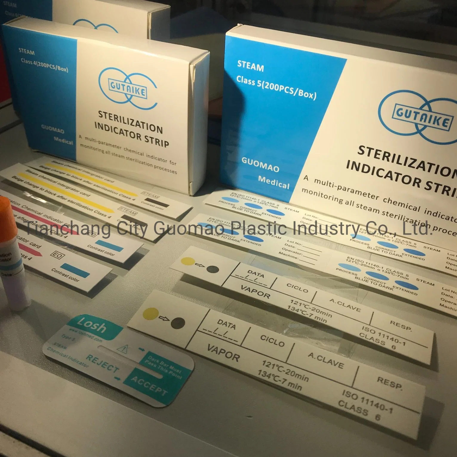 Medical Plasma Sterilization Indicator Card/Strip 200PCS/Box