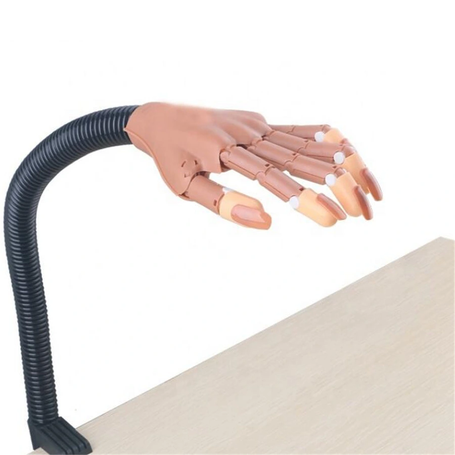 Mannequin Trainer pratique de la main de ongles Faux main de formation de l'art de ongles