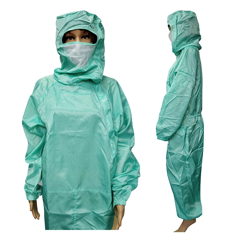 Taille personnalisée de polyester antistatique du vêtement Vêtements ESD