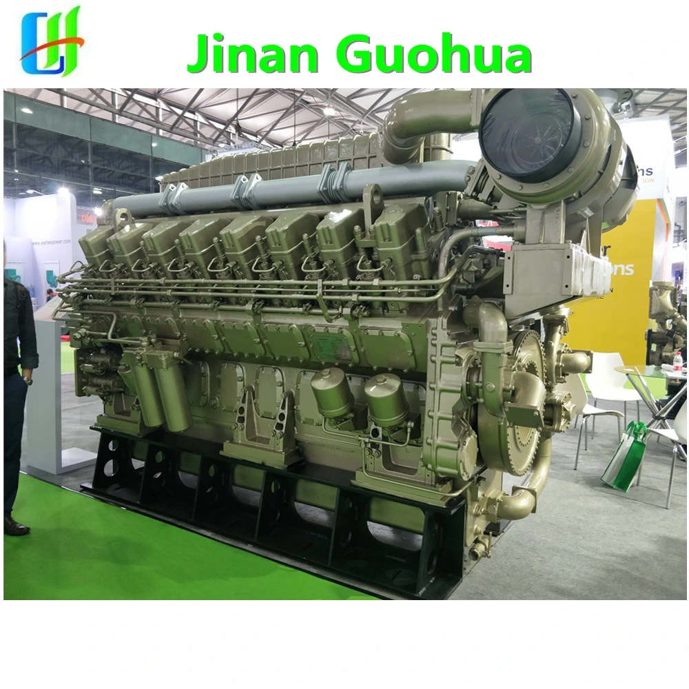 1000kw generador diesel utilizado en el mercado de Níger Jinan Brnad H16V190.