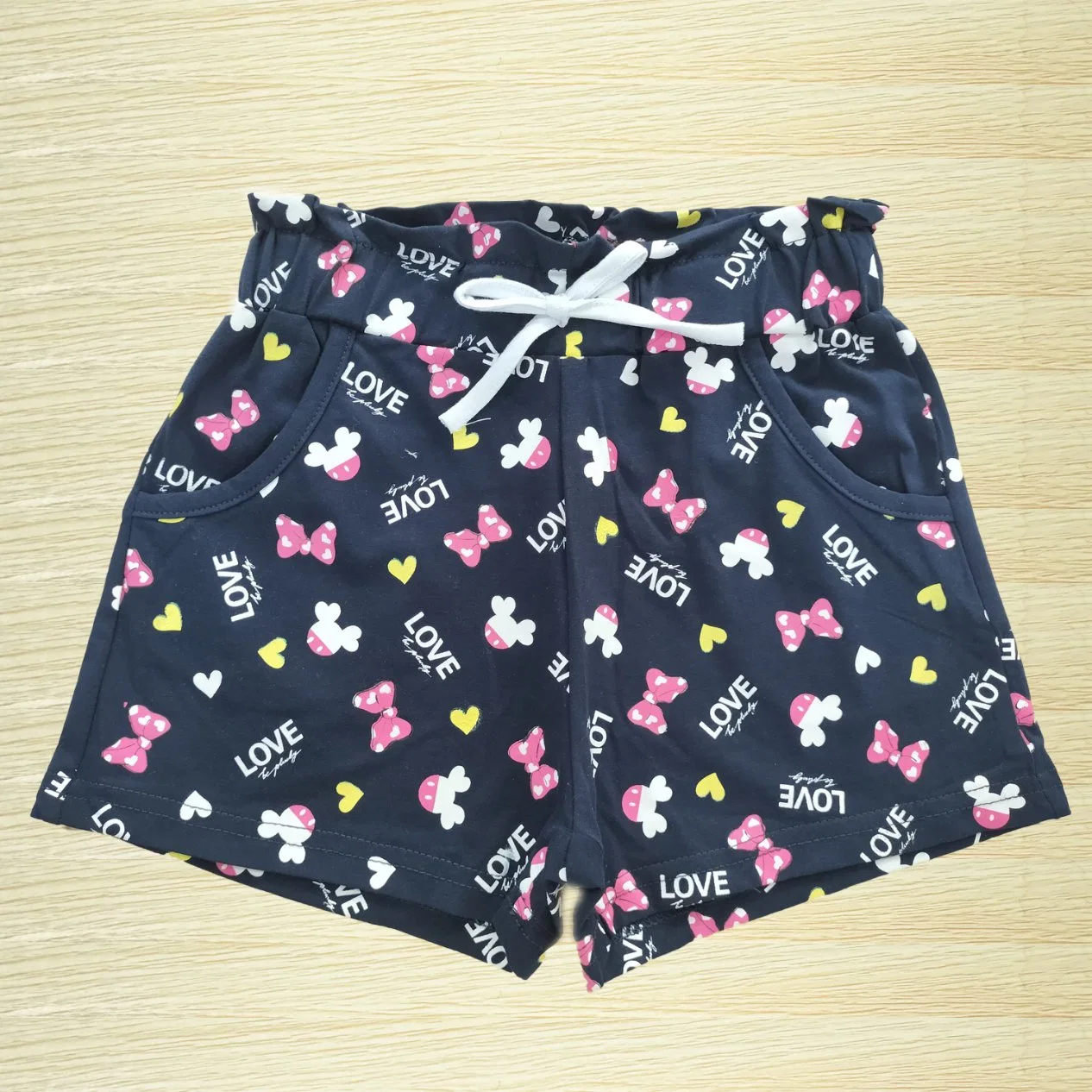 Sports Shorts Summer 2022 New Elastic Drawstring Stitching Soft Women's Shorts Girls Women's Casual Shorts Children's Clothing