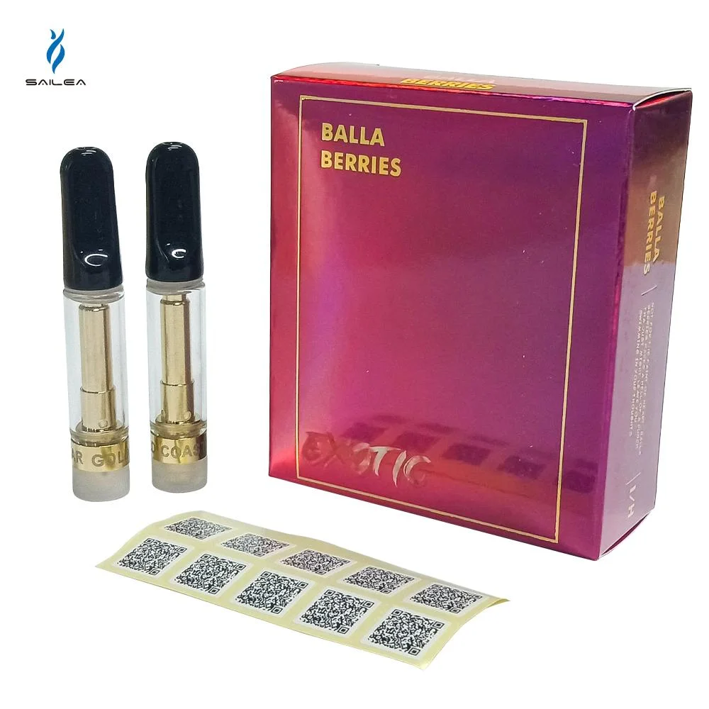 Gold Coast cartucho VAPE transparente Garantía de no fuga 0,8ml 1,0ml 510 roscas gruesas de carros de aceite