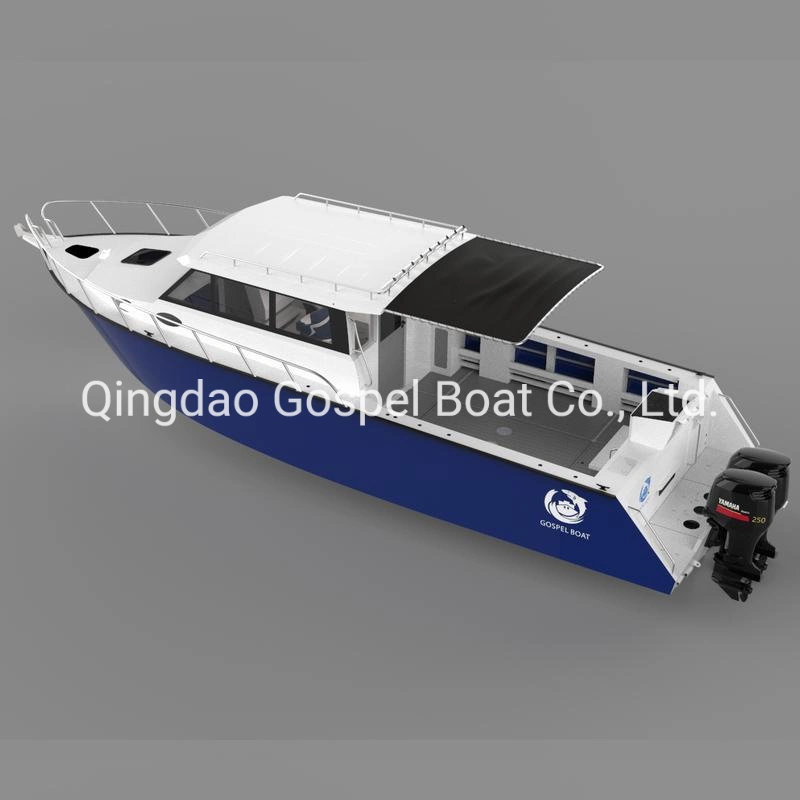 Gospel Aluminum Boat for Sale Mexico- 11.4m Aluminum Fishing Boat for Diving, Day Trip with Handbasin & Air Conditioning System