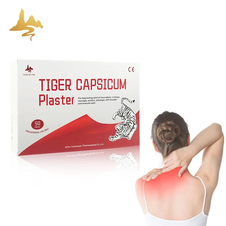 Customized Product Price Lumbago Pain Relieving Capsaicin Tiger Balm Plaster