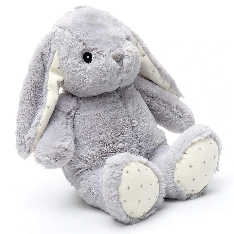 15cm Sitting Long Ears Infant Cuddly Plush Stuffed Animal Bunny Soft Toy for Baby