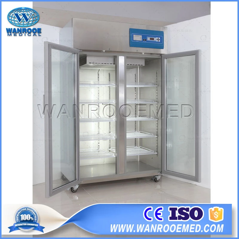 Yc Series 2~8 Degree Energy-Saving Medical Vaccine Freezer Intelligent Temperature Control Medical Blood Bank Refrigerator