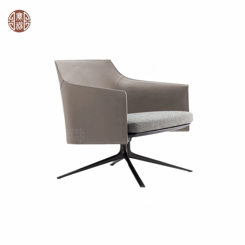 Hotel Metal Frame Leisure Chair Upholstered in Fabric