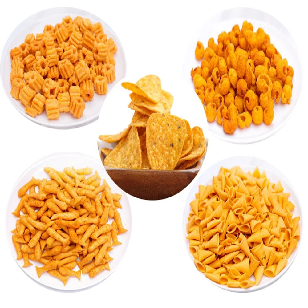 Auto Crispy Making Machine Bugles Sticks Snacks Food Extruder Machines Production Line Equipment