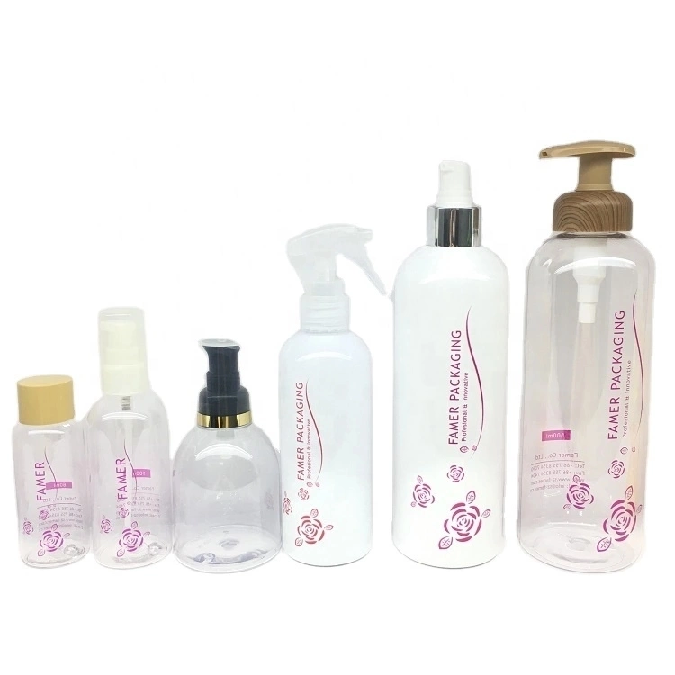 100 Ml 200ml 250 Ml 500ml Pump Bottle Lotion Sprayer for Cosmetics