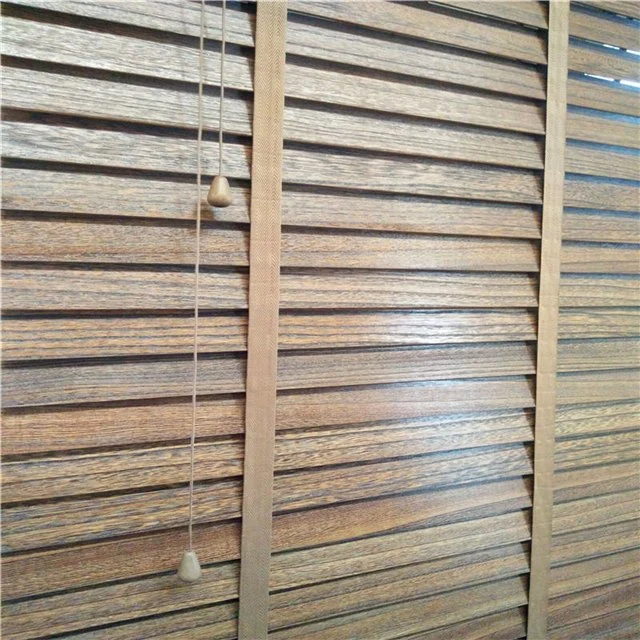 Real Fábrica de madera Basswood persiana veneciana sombras&amp;Varios Color del obturador de la selección