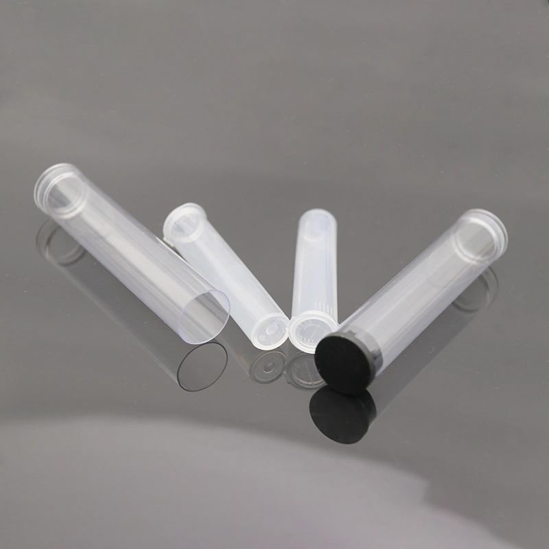 Small Pop Top Containers Free Sample Pre Rolled Packaging Pop Top Tube Bottles Jar Child Resistant Vial Plastic Pill Bottle.