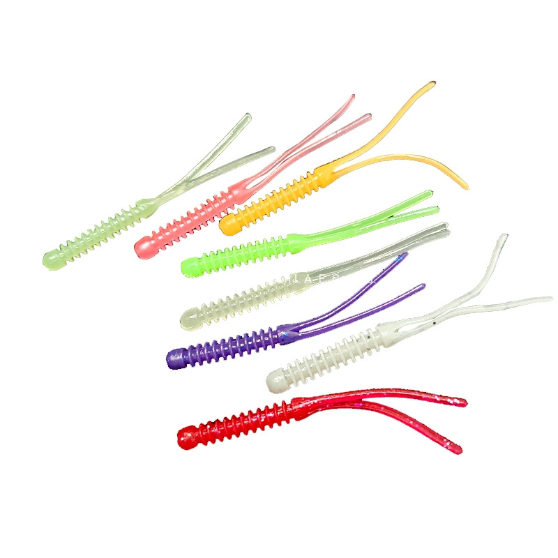 TPE Worm Shrimp Soft Bait Biodegradable Floating Bass Fishing Lures