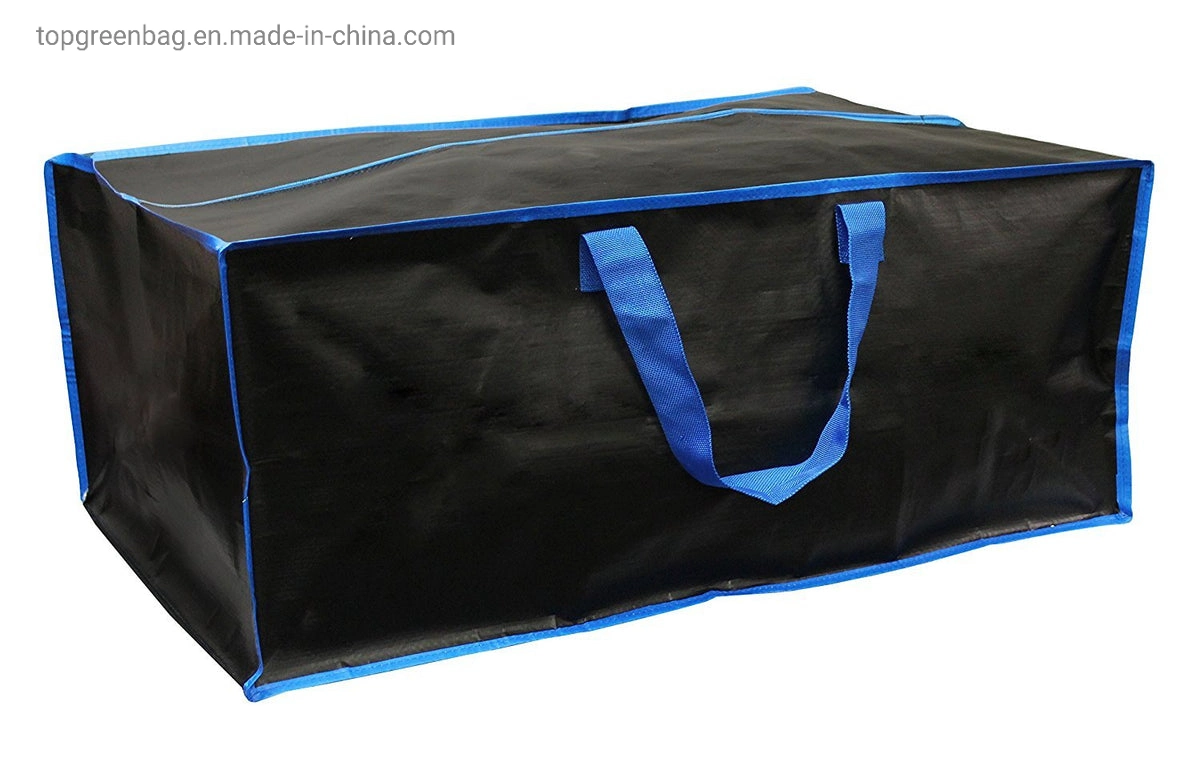 Heavy Duty Oversized Moving Bag with Backpack Straps, Sturdy Handle and Zipper, Space Saving Storage Bag