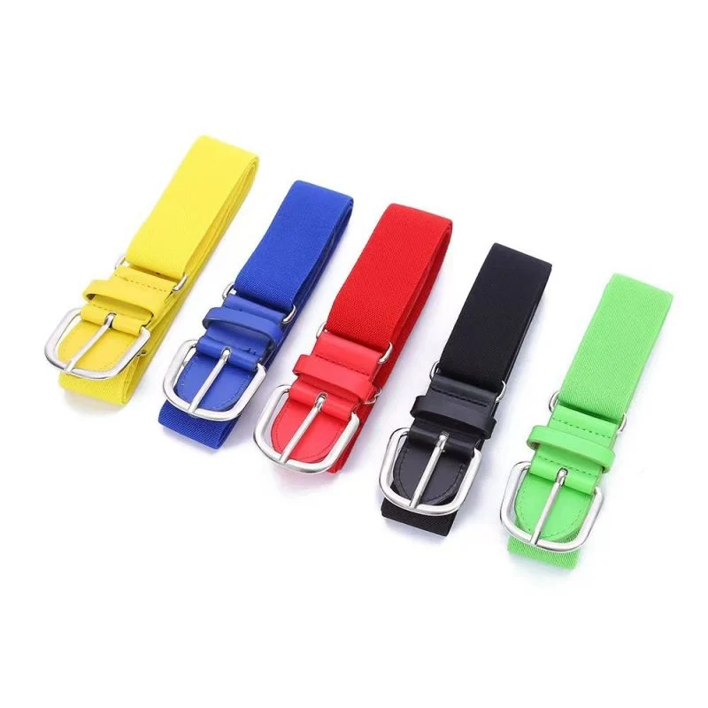 Cinturón de béisbol para adultos cinturón de sóftbol cinturón elástico Color personalizado