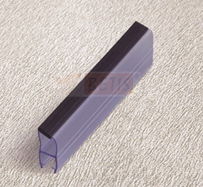 Bathroom Shower Glass Accessories Glass Door PVC Jamb 135 180 Degree Magnetic Seal