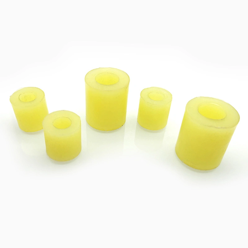 Manufacturer Custom 90A Shore Plastic 4mm Small Solid PU Flexible Yellow Polyurethane Elastomer Rod