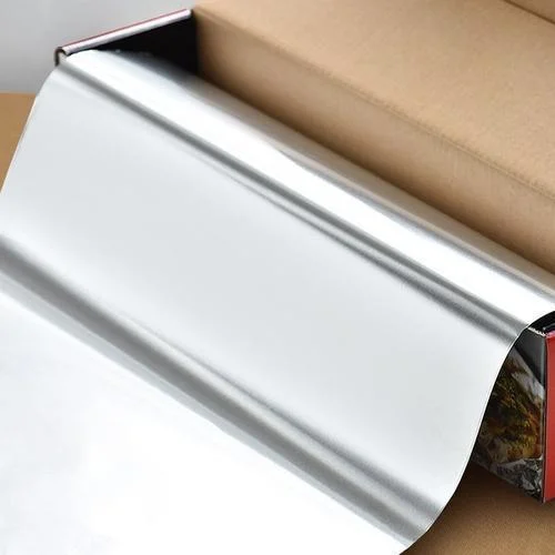 Wholesale Household Food Packaging Silver Aluminium Foil Paper Roll for Picnic