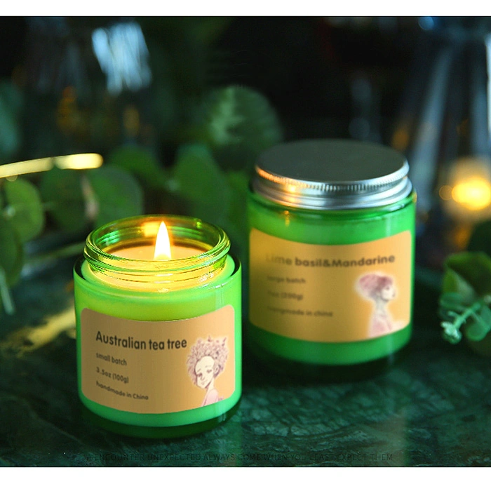 Customized Hand Made Soy Wax Scented Candles with ISO Certification