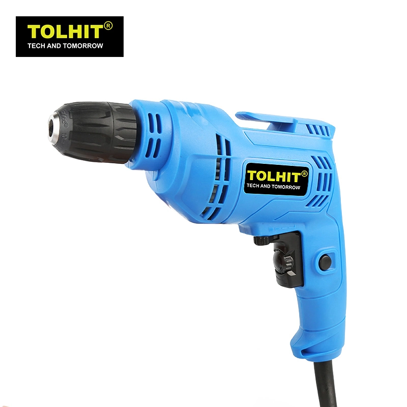 Potência de 10mm Tolhit broca elétrica ferramentas manuais de configuração da máquina