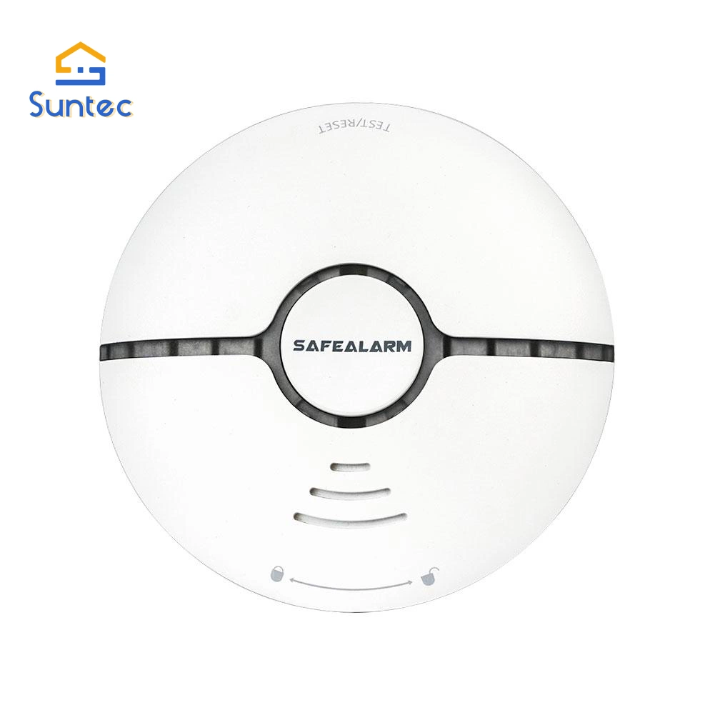 WiFi Smoke Detector Fire and Smoke Alarm Home Security Alarm Compatible with Tuya Smart Life