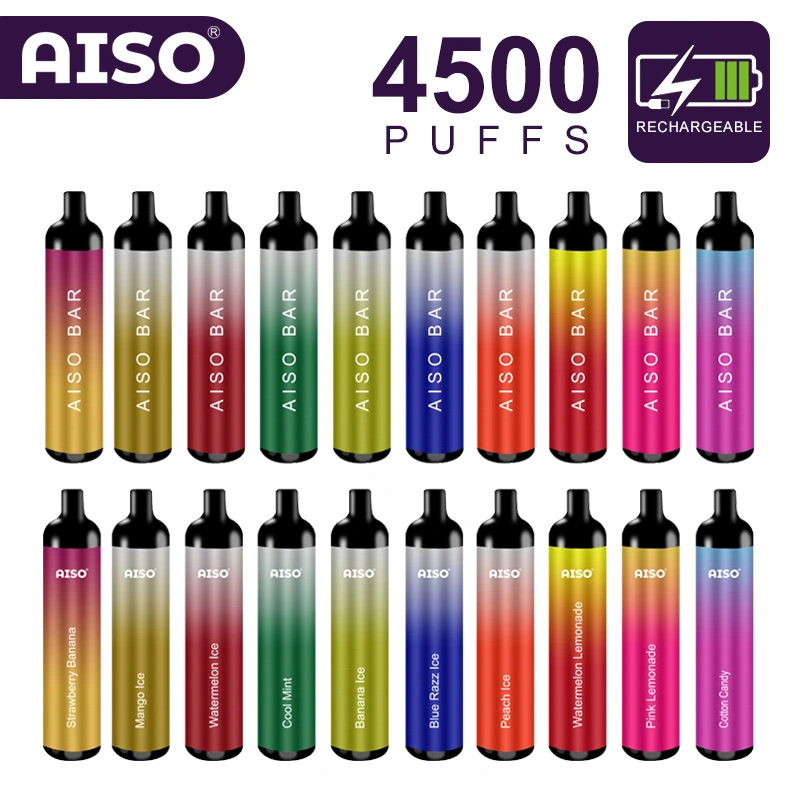 [OEM] Best Aiso Bar Disposable/Chargeable Vape Device with Rechargeable Battery