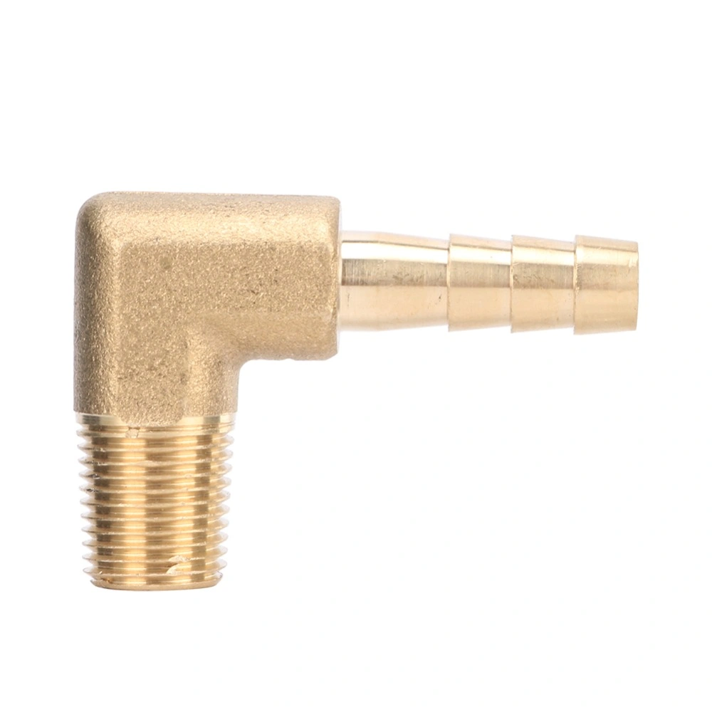 High quality/High cost performance  Brass 1/8" Male Thread Elbow Connector Barbed 6/8/10mm Pipe Interface Elbow Pagoda Garden Watering Pipe Joint