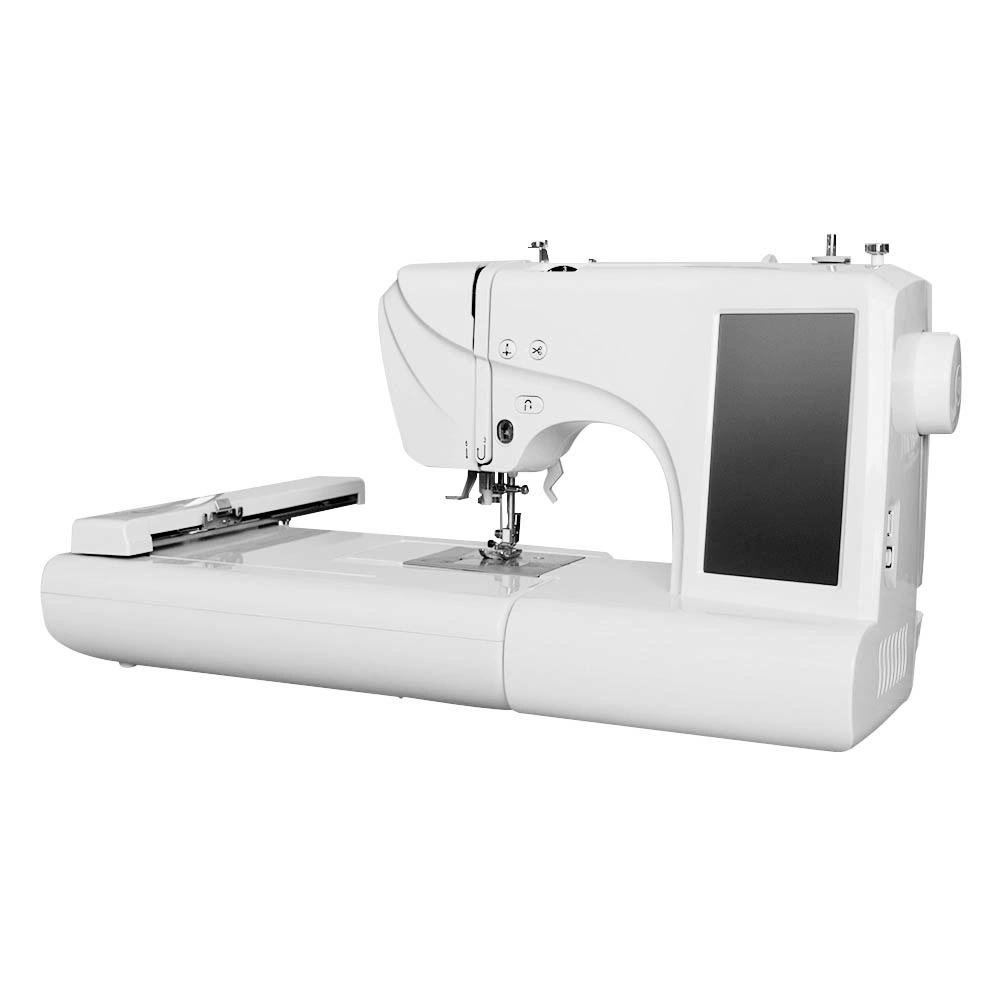 Ecrã táctil de 96 padrões USB doméstico Automatic Embroidery Sewing Machine