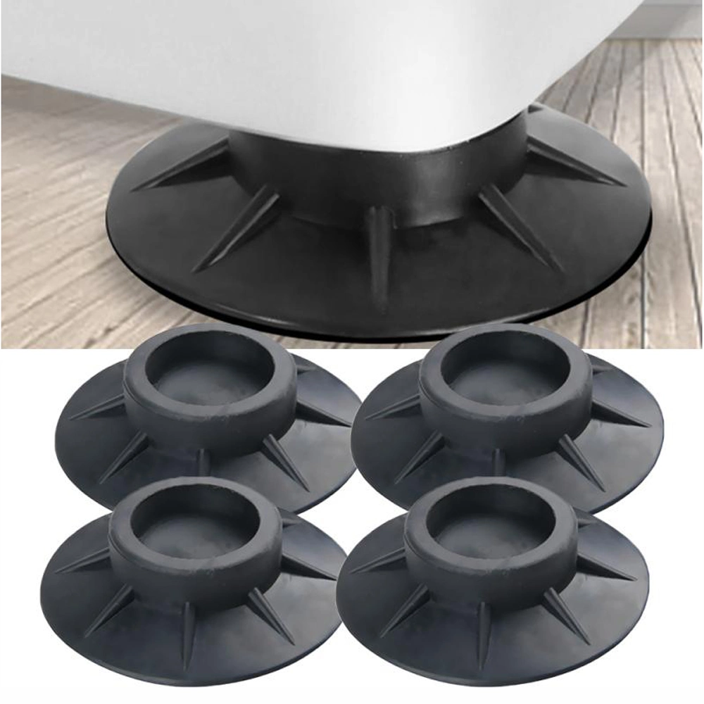 Anti Vibration Feet Pads Rubber Legs Slipstop Silent Skid Raiser Mat for Washing Machine Support Dampers Stand Non-Slip Pad