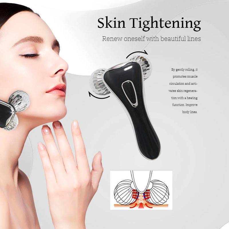 3D Roller Face Slimming Massager Beauty Massager Lifts V Face